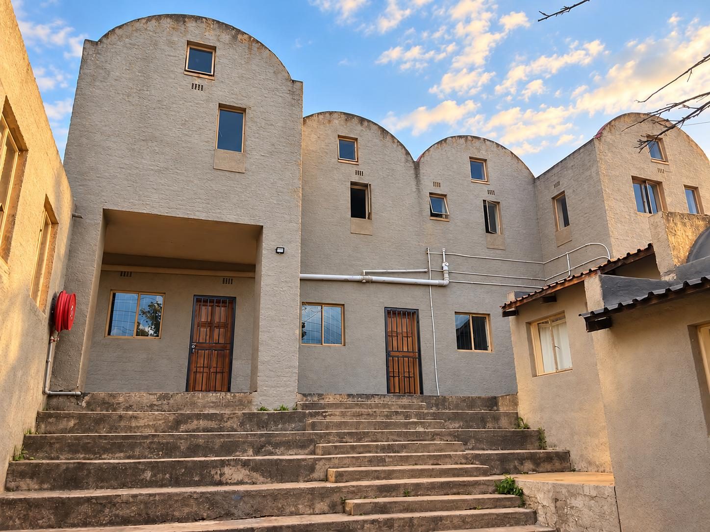 Front of the rental building at 49 Magaliesburg Avenue, Bosmont